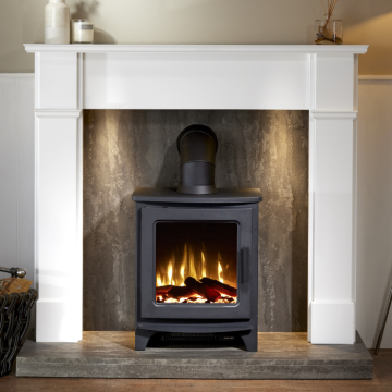 Firetti Richmond Electric Fireplace With Stove, Milan