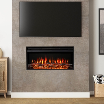 FLARE Rodwell 36" Inset Electric Fire FLARE Rodwell 36" Inset Electric Fire