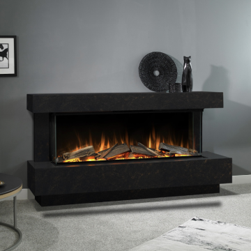 Evonic Heathcote E-Lectra Freestanding Fireplace Suite