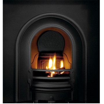 Gallery Coronet Cast Iron Insert, Black Gallery Coronet Cast Iron Insert, Black