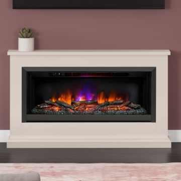 FLARE Hansford Grande 52" Timber Electric Fireplace Suite FLARE Hansford Grande 52" Timber Electric Fireplace Suite