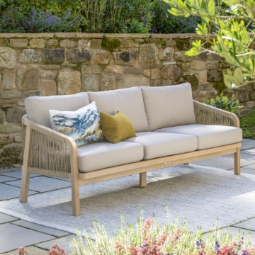Kettler Cora Rope 3 Seater Sofa