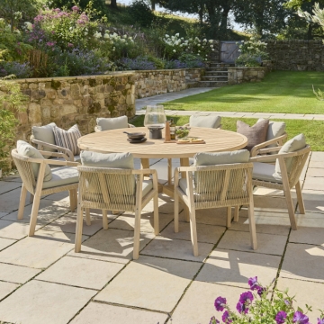 Kettler Cora 8 Seater Round Dining Set