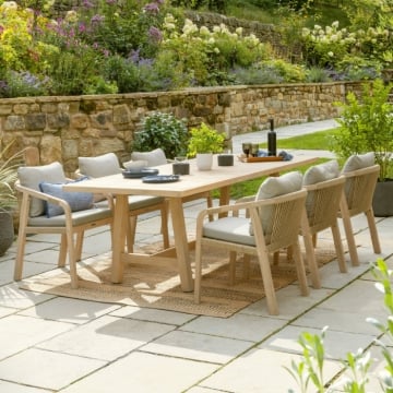 Kettler Cora Rope 6 Seat Dining Set