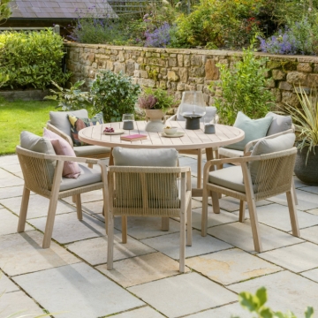 Kettler Cora 6 Seater Round Dining Set