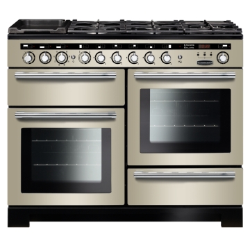 Rangemaster Encore Deluxe 110cm Dual Fuel Range Cooker, Ivory