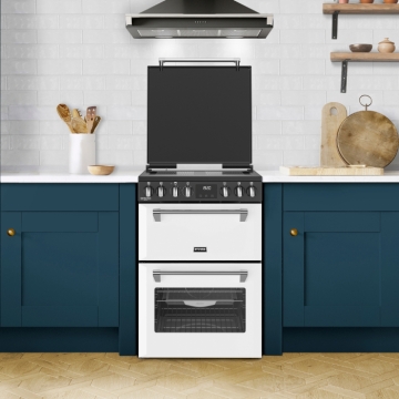 Stoves Richmond Deluxe 60EI Induction Cooker, Ice White Stoves Richmond Deluxe 60EI Induction Cooker, Ice White
