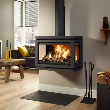 Dik Geurts Vidar Wall Mounted Wood Burning Stove