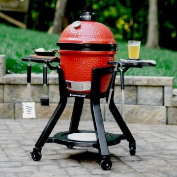 Kamado Joe Jr. Ceramic Charcoal Grill with Cart