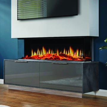 Katell Modena 69" Electric Fireplace Media Unit Katell Modena 69" Electric Fireplace Media Unit