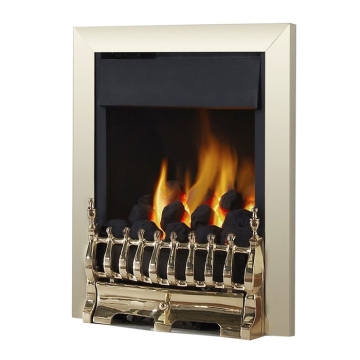 Flavel Kenilworth Plus Gas Fire, Brass
