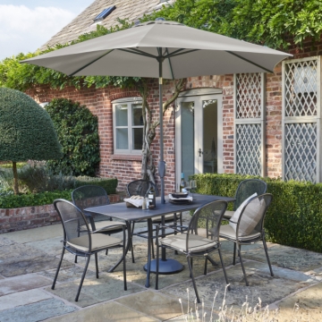 Kettler Caredo 6 Seat Set, Stone