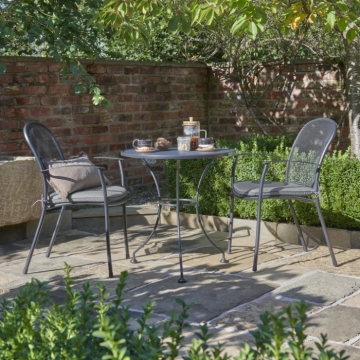 Kettler Caredo Mesh Bistro Set, Slate