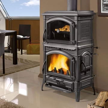 La Nordica Isotta Forno Evo Wood burning Cook Stove La Nordica Isotta Forno Evo Wood burning Cook Stove