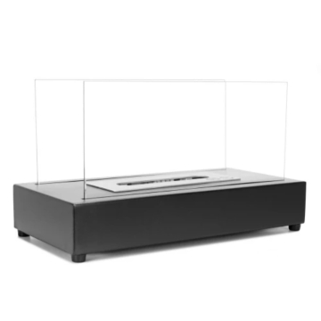 Lambeth Scandiflames Freestanding Tabletop Fire, Black