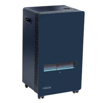 Lifestyle Azure Blue Flame Portable Indoor Gas Heater