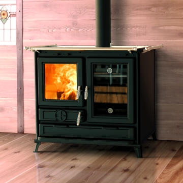 Thermorossi Margot Evo Wood Burning Cooker, Anthracite Thermorossi Margot Evo Wood Burning Cooker, Anthracite