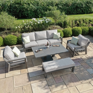 Maze New York 3 Seat Sofa Set with Rising Table Maze New York 3 Seat Sofa Set with Rising Table