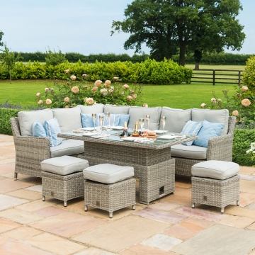 Maze Oxford Corner Dining Set with Rising Table