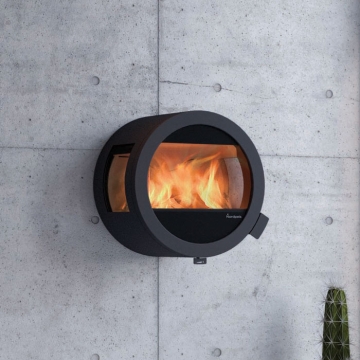 Nordpeis ME Wall Mounted Wood Burning Stove Nordpeis ME Wall Mounted Wood Burning Stove