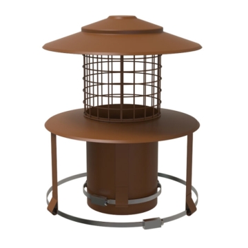 MI-FLEX Screw-Fix Pot Hanging Cowl 150mm, Terracotta