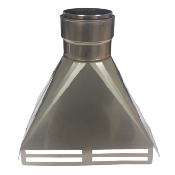 MI-FLEX Chimney Gather Hood 200mm (8")