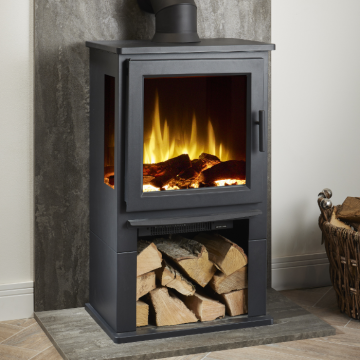 Firetti Naples Electric Stove With Log Store