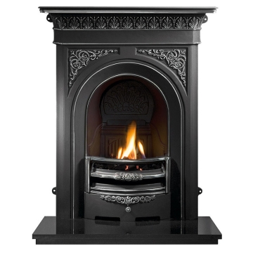 Gallery Nottage Cast Iron Fireplace, Highlighted Gallery Nottage Cast Iron Fireplace, Highlighted