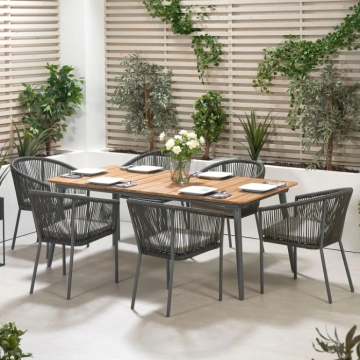 Pacific Lifestyle Reims 6 Seater Dining Set