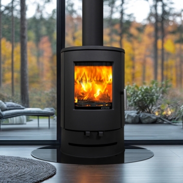 Portway PB 1000 Low Base Cylindrical Stove