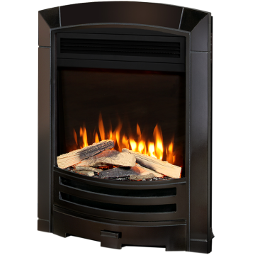 Flavel Proflame Decadence Electric Fire, Black Nickel