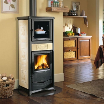 La Nordica Rossella Plus Forno Evo Wood burning Cook Stove, Liberty La Nordica Rossella Plus Forno Evo Wood burning Cook Stove, Liberty