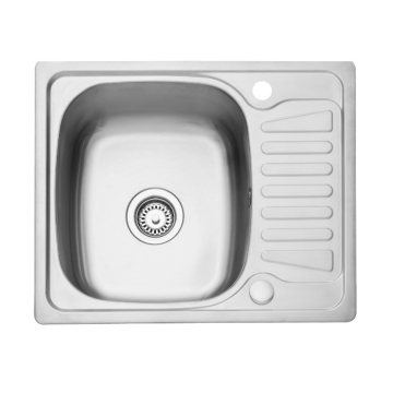 Leisure Compact Square CPTSQ580 Single Bowl Stainless Steel Sink Leisure Compact Square CPTSQ580 Single Bowl Stainless Steel Sink