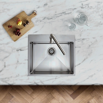 Rangemaster Cosmo CSM60/ Single Bowl Stainless Steel Sink Rangemaster Cosmo CSM60/ Single Bowl Stainless Steel Sink