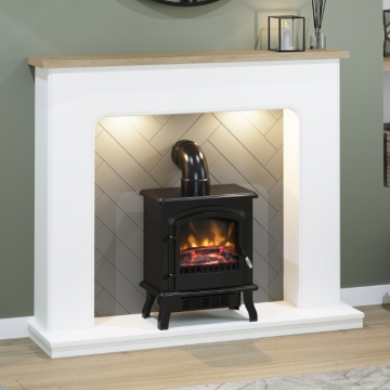 FLARE Sennen 54" Inglenook Fireplace Suite FLARE Sennen 54" Inglenook Fireplace Suite