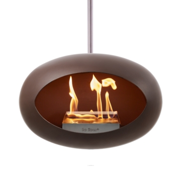 Le Feu Sky Bioethanol Fireplace, Mocca/Silver
