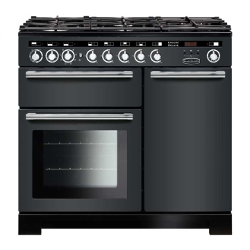 Rangemaster Encore Deluxe 100cm Dual Fuel Range Cooker, Slate