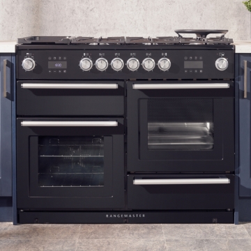 Rangemaster Nexus Steam 110cm Dual Fuel Range Cooker, Slate
