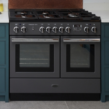 Rangemaster Professional Plus FX 100cm Dual Fuel Range Cooker, Slate