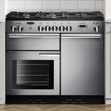 Rangemaster Professional Plus 100cm Gas Range Cooker, Stainless Steel Rangemaster Professional Plus 100cm Gas Range Cooker, Stainless Steel