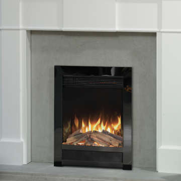 Aura Fires Stanford Super Slim C3 Electric Fire, Black Nickel 