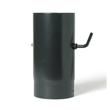 250mm 4" Vitreous Enamelled Flue Pipe with Damper 