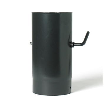 250mm 7" Vitreous Enamelled Flue Pipe with Damper
