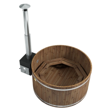 Kirami Original Woody L CUBE Wood-Fired Hot Tub