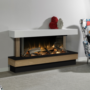 Evonic Welford E-Lectra Freestanding Fireplace Suite