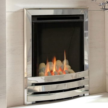 Flavel Windsor HE Contemporary, Chrome/Pebbles