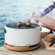 Buy BergHOFF Portable Tabletop BBQ, White | Stoves Are Us