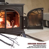 Black Stove/Fire Rope Wood Burning Stove 10/12mm 2... - Grandado - View #8