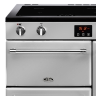 Belling Farmhouse 90Ei Silver 90cm Induction Range Cooker Stoves Are Us