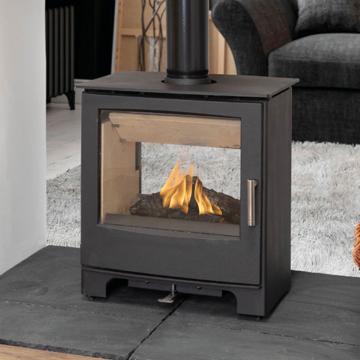 Woodland Double Sided Log Burner